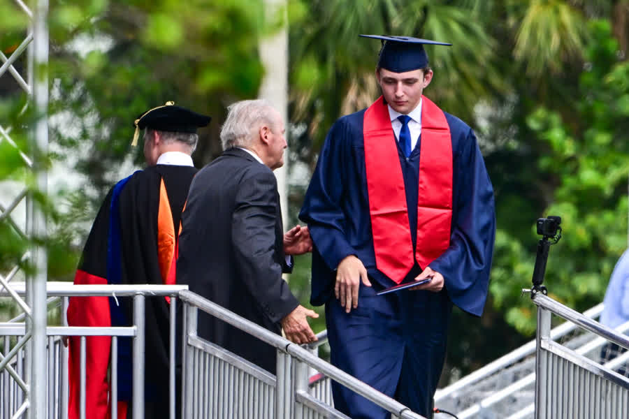 Trump’s Son Graduates, Trial Continues