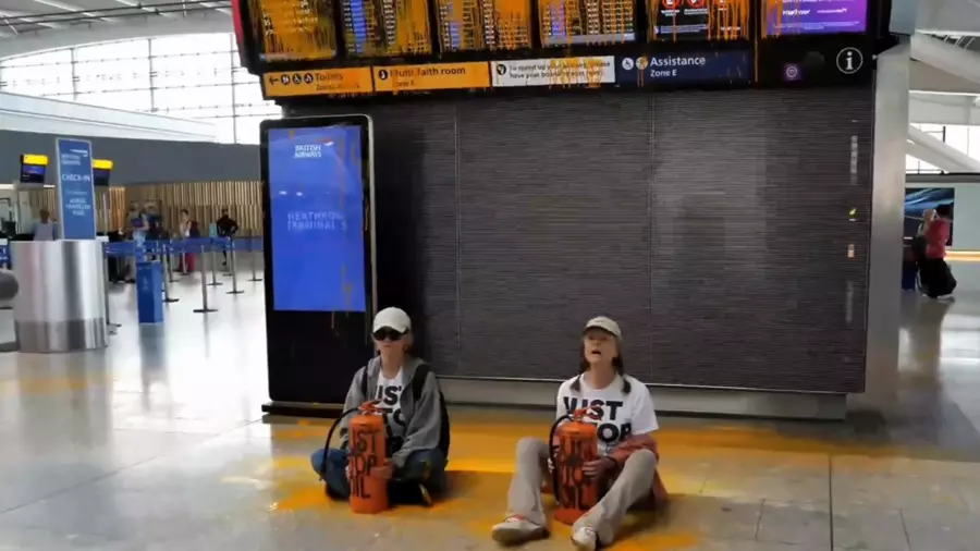 Just Stop Oil: Activists Arrested for Orange Airport Frenzy