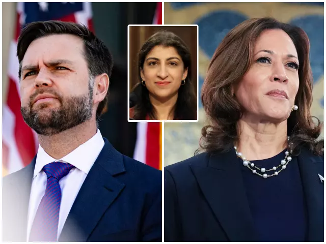 Battle Lines Drawn: Khan vs. Billionaire Donors, Trump’s Ally Vance Defends FTC Chair Against Kamala Harris