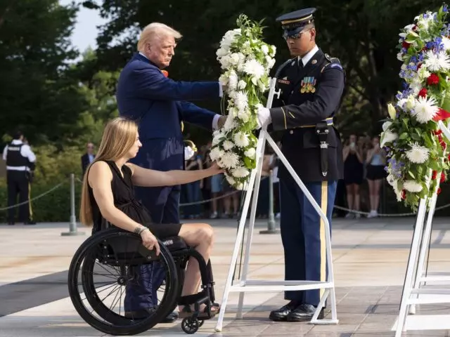 Silent Morning: Media Ignores Trump’s Tribute to Fallen Troops at Arlington National Cemetery